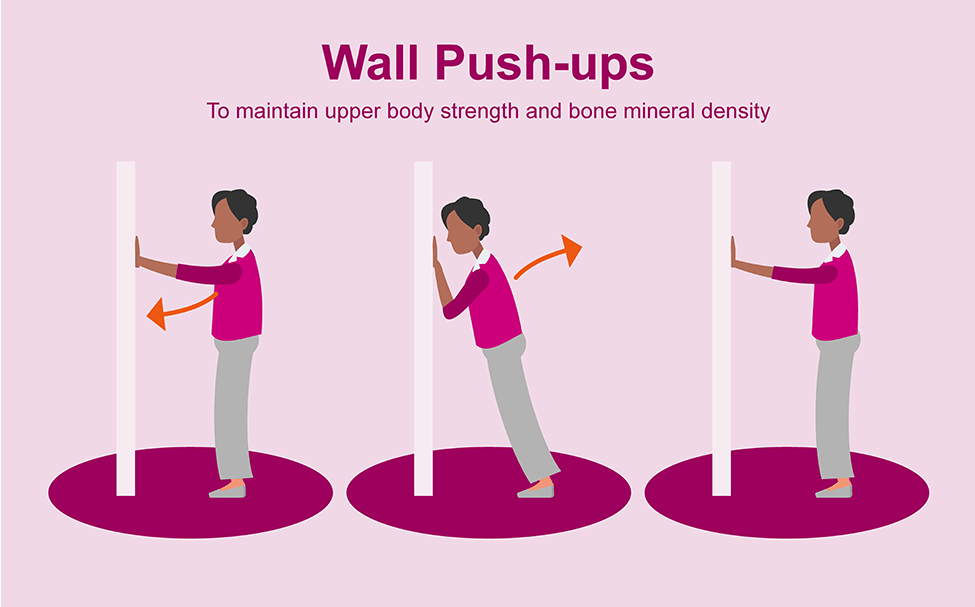 wall push ups