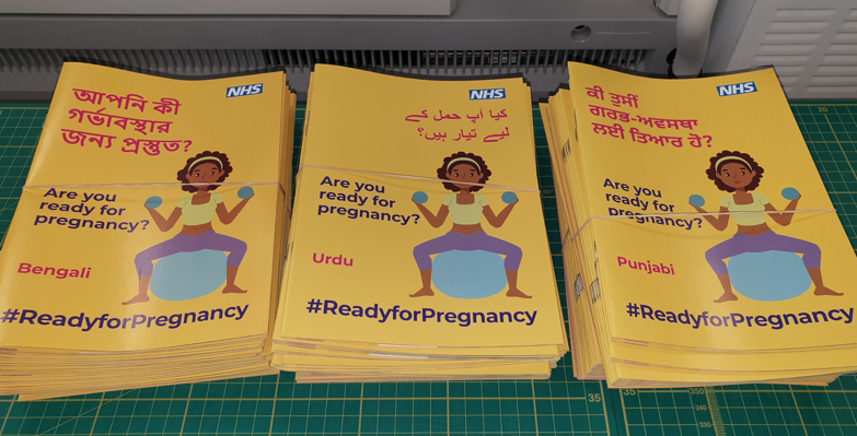 ReadyforPregnancy printed booklets