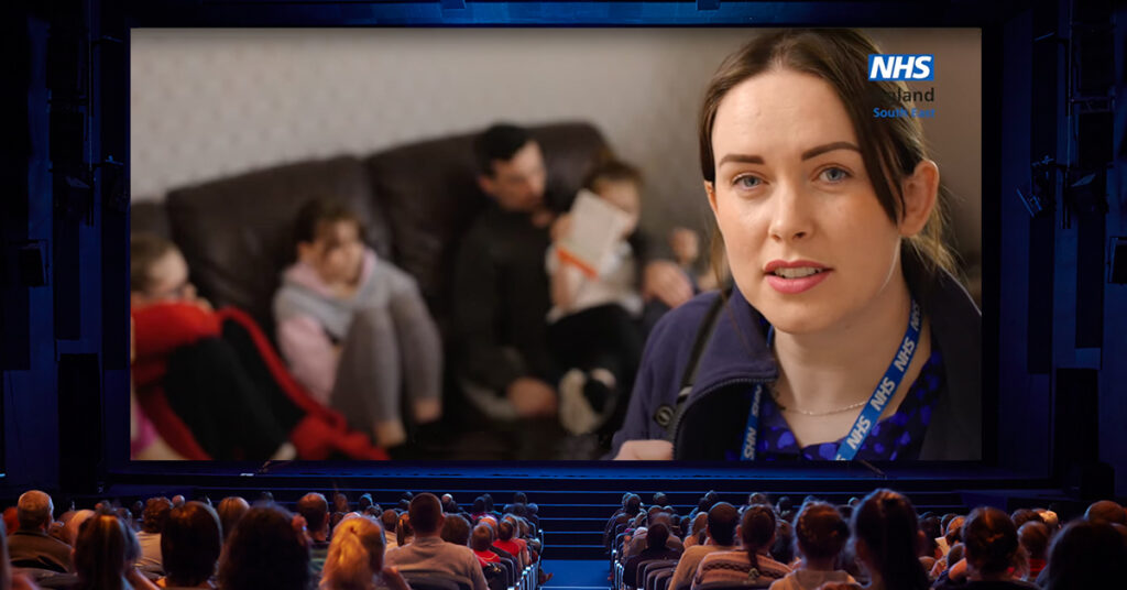 Cinema screen graphic